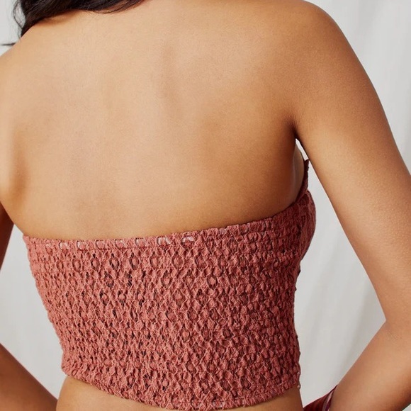 NWT Free People Adella Corset Bra / Copper - Picture 4 of 12